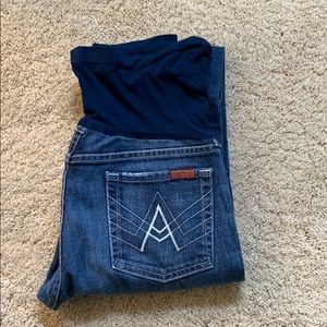 7 for all mankind maternity jeans